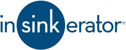 InSinkErator logo, a trusted brand for plumbing parts and fixtures, relevant to plumbers' services in Fresno County, CA